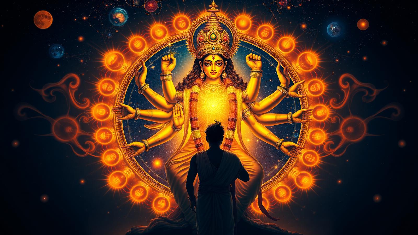 Krishna's universal cosmic form