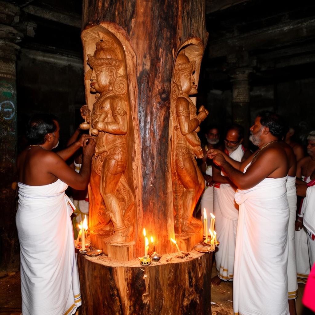 The Nabakalebara ceremony — carving new deities from the sacred neem