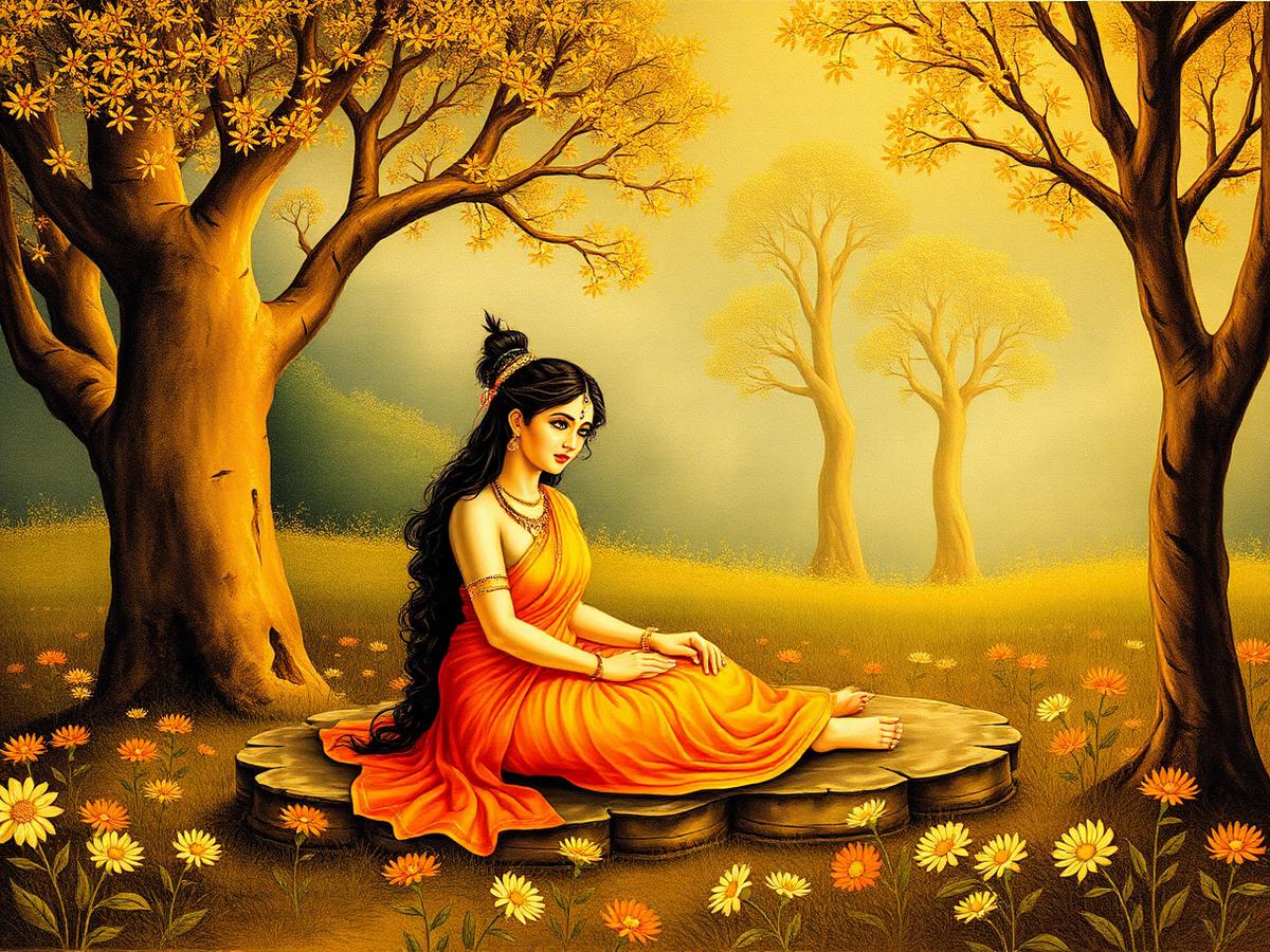 Sita in Ashoka Vatika