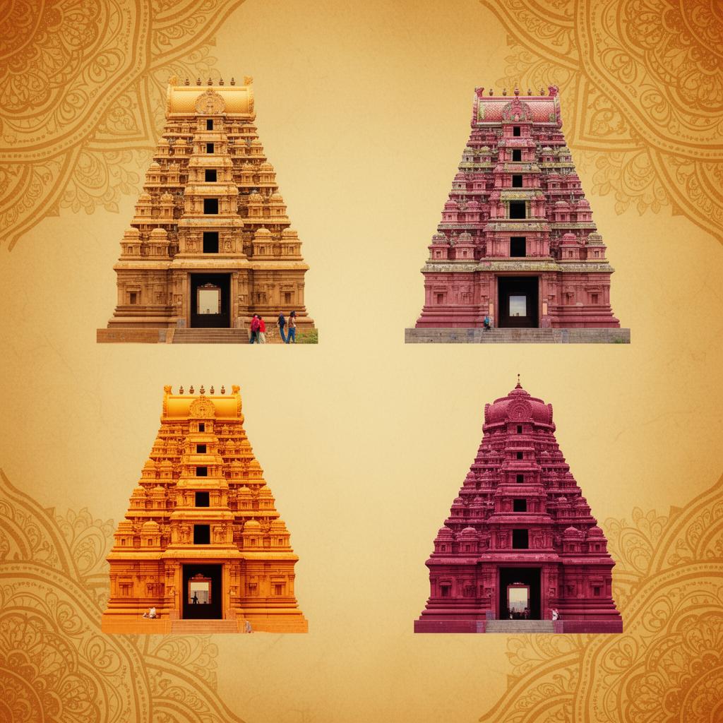 The four sacred mathas of India
